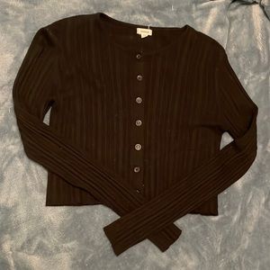 Cropped Black Sweater